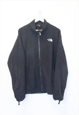 Vintage The North Face zip up fleece in black. Best fits L