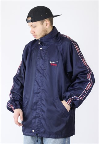 VINTAGE MENS NIKE BIG LOGO LIGHTWEIGHT JACKET