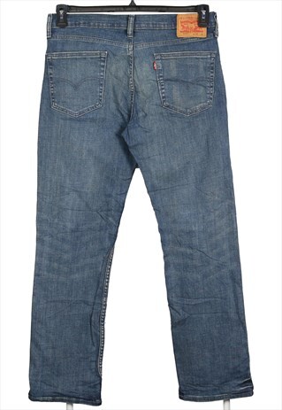 Levi's 90's 514 Denim Straight Leg Jeans / Pants 34 x 32 Blu