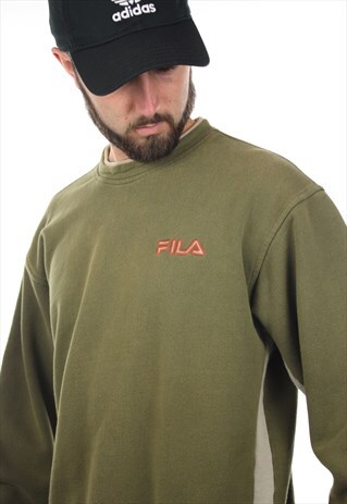 VINTAGE FILA SPELL OUT SWEATSHIRT JUMPER