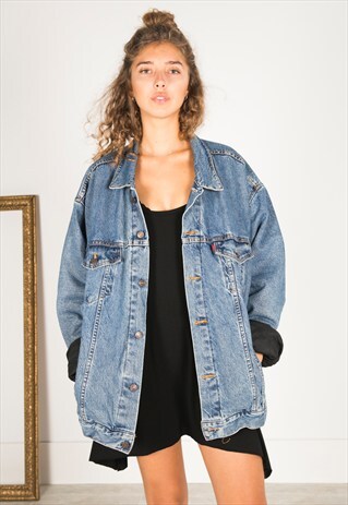 VINTAGE 80S LEVIS WINTER BLANKET JACKET / R1150C403