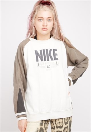 vintage white nike sweatshirt