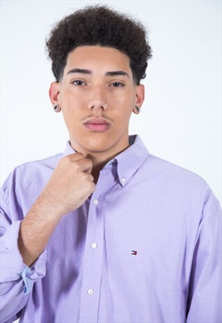 VINTAGE 80S TOMMY HILFIGER CLASSIC SHIRT/ S3040