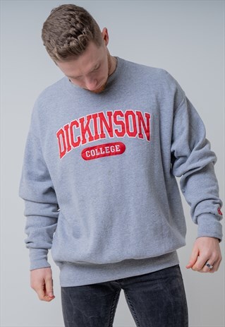 VINTAGE USA DICKSON SWEATSHIRT IN GREY XL