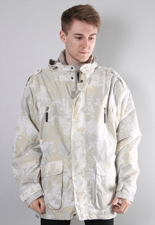 VINTAGE ALPHA INDUSTRIES CAMO JACKET LARGE