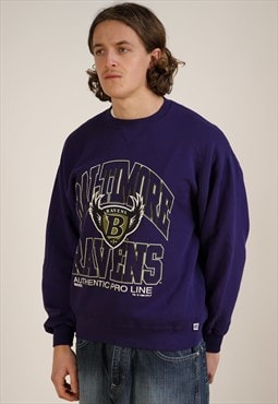 Vintage Russell Athletic Sweatshirt Men's Purple