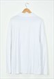 VINTAGE KAPPA ROLLNECK TOP WHITE XLARGE