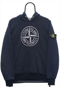 Vintage Stone Island Navy Hoodie Mens