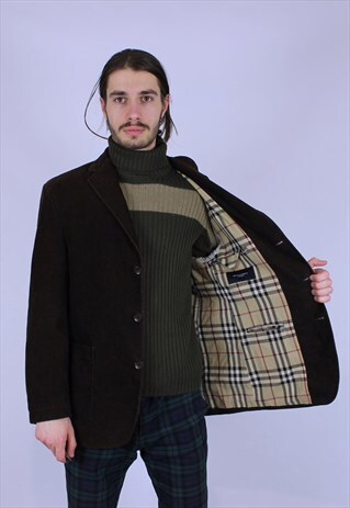 BURBERRY VINTAGE BLAZER VELVETEENJ ORIGINAL