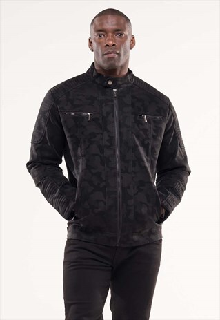 NOAH FAUX LEATHER JACKET