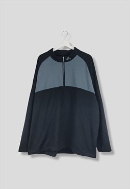 Vintage Adidas Sweatshirt full zip in Black XXL