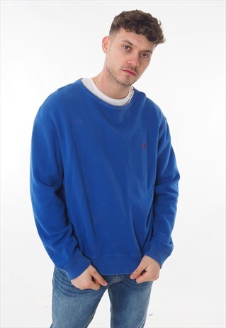 VINTAGE RALPH LAUREN SWEATSHIRT BLUE