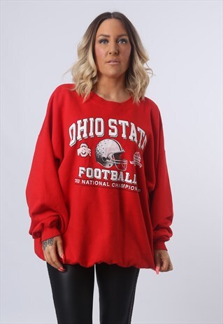 SWEATSHIRT JUMPER OHIO STATE OVERSIZED SWEAT UK 18 - 20 CWCO