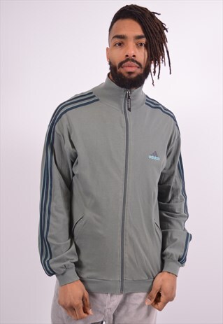 VINTAGE ADIDAS TRACKSUIT TOP KHAKI