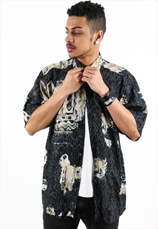 VINTAGE PATTERNED SHIRT PSAW398D