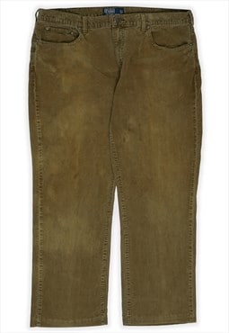 Vintage Polo Ralph Lauren Beige Corduroy Trousers Womens
