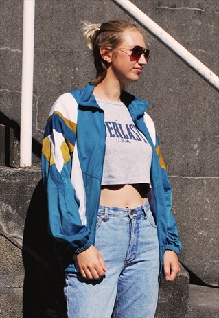 VINTAGE GREEN TRACK TOP