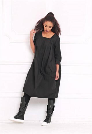 COTTON DRESS/ LOOSE DRESS/ TUNIC DRESS