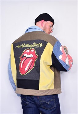 NORTH Bespoke Handmade Reworked Rolling Stones Jacket