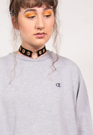 CHAMPION VINTAGE GREY SWEATSHIRT