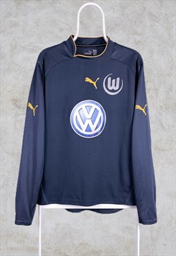 Vintage Wolfsburg 2003-04 Football Shirt Long Sleeve Away M