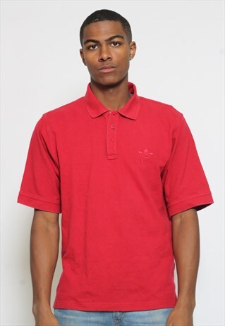 VINTAGE ADIDAS LOGO POLO SHIRT