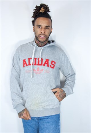 ADIDAS VINTAGE HOODIE GREY