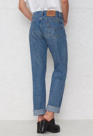 VINTAGE BLUE LEVI'S 505 FIT DENIM JEANS