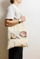 THE CREATION OF ADAM TOTE BAG BY MICHELANGELO VINTAGE ART