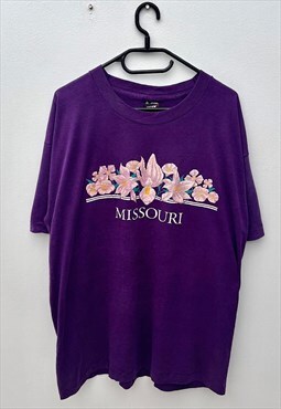 Vintage Missouri purple tourist T-shirt XL single stitch