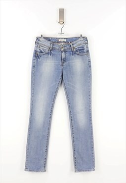 Levi's 571 Skinny Low Waist Jeans in Blue Denim - 46
