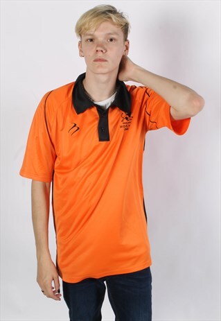 VINTAGE 90'S SPORTS JERSEY ORANGE