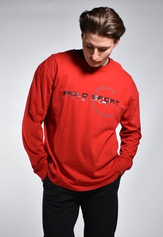 VINTAGE 90S RALPH LAUREN POLO SPORT LONG SLEEVE TOP