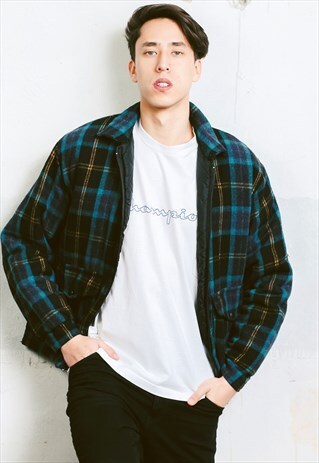 VINTAGE WOOL BOMBER JACKET