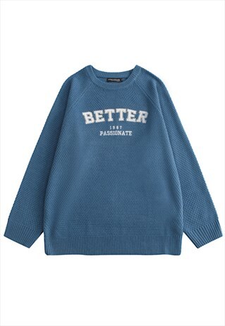 KALODIS BETTER PRINT CASUAL LETTER JUMPER