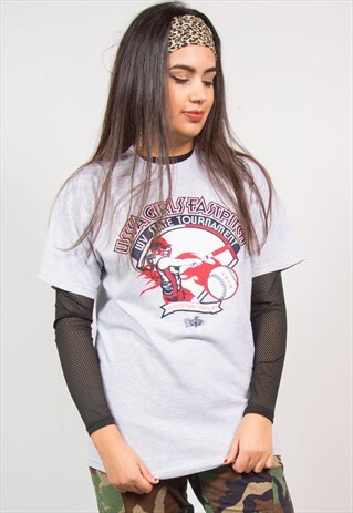 VINTAGE 90'S BASEBALL USA T-SHIRT