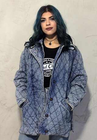 DENIM VINTAGE POP 84 PADDED PUFFER JACKET A364