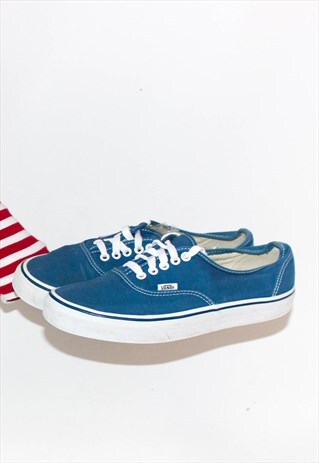 RETRO BLUE VANS UK8 / US9