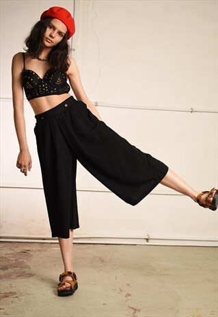 90'S RETRO LOOSE FESTIVAL CULOTTES TROUSERS