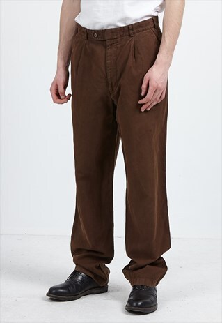 VINTAGE BROWN HILTL TROUSERS BOTTOMS