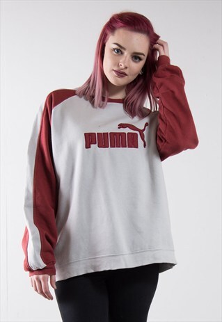90'S PUMA CREW NECK SWEATSHIRT