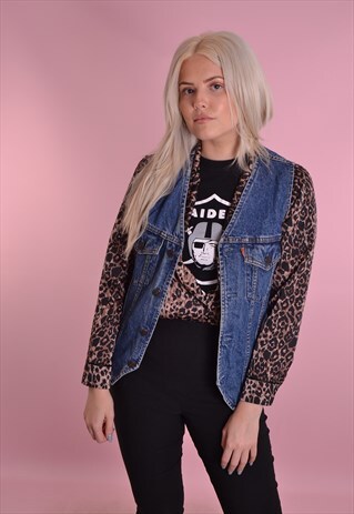LEVIS DENIM SLEEVELESS JACKET GDF564