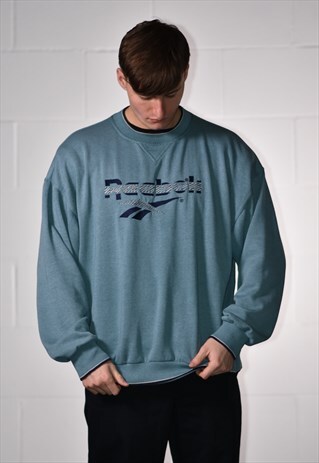 1990S REEBOK EMBROIDERED LOGO SWEATSHIRT