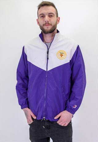 VINTAGE FESTIVAL SHELL JACKET IN PURPLE XL