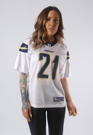 VINTAGE NFL REEBOK T-SHIRT JERSEY TOP FOOTBALL UK 14 (N3I)