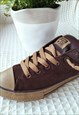 RETRO BROWN LEATHER  ALL STAR CONVERSE  UK5.5