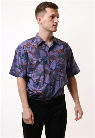 90S VINTAGE OLDSCHOOL THAI PATTERN SHIRT 16424