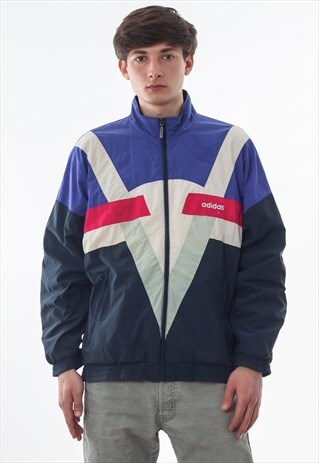 VINTAGE ADIDAS ORIGINALS TRACKSUIT 90S BLACK PURPLE