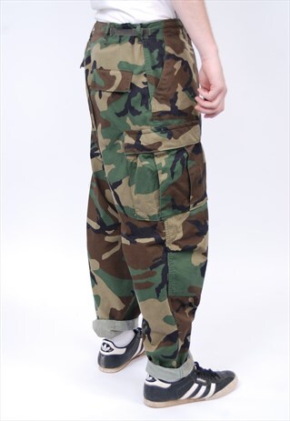 VINTAGE CAMO CAMOUFLAGE TROUSERS