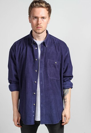 VINTAGE OVERSIZED CORDUROY SHIRT